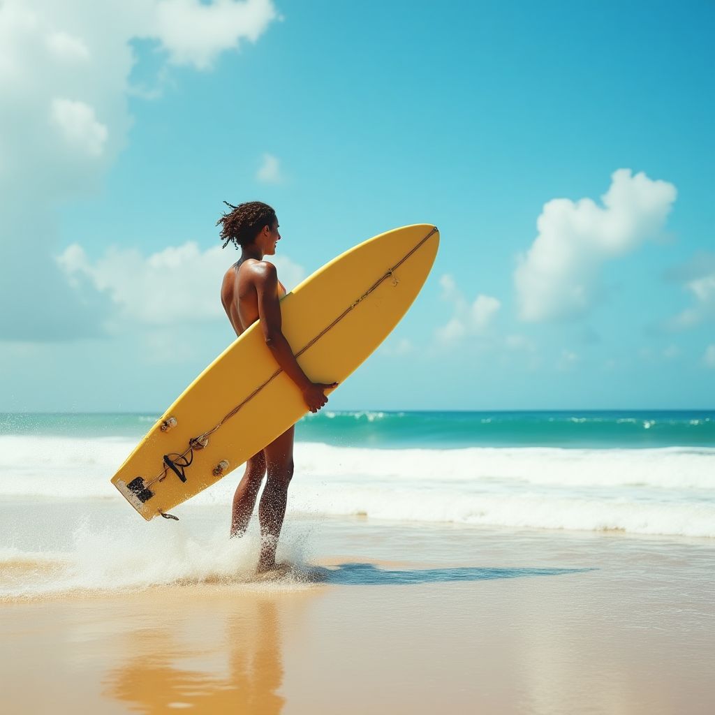 Professional beach instructor